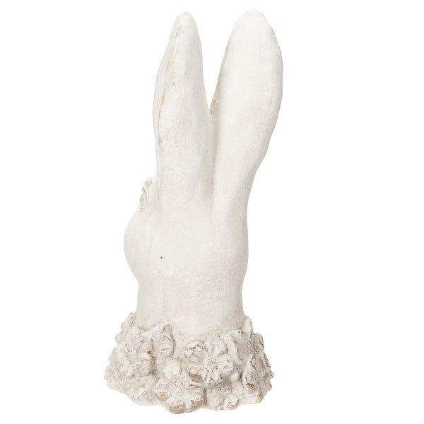 Dekorative Hasenbüste mit Blumenmuster