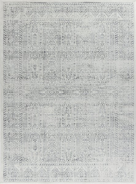 Vintage Orientalischer Teppich - Grau/Elfenbein - 160x215cm - DANIA
