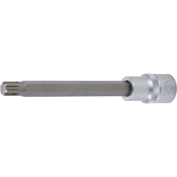 BGS Bit-Einsatz Länge 140 mm Antrieb Innenvierkant 12,5 mm (1/2) Keil-Profil (für RIBE) M10 - 5184-R10