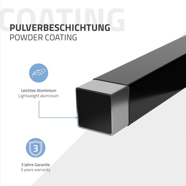 Pulverbeschichtetes Aluminiumprofil mit drei Jahren Garantie