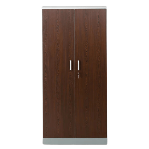 PROREGAL Aktenschrank Beetle 4 Fachböden HxBxT 195 x 92 x 42 cm Weiß & Wenge