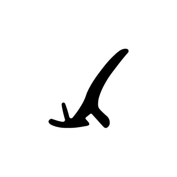 Symbol für einen Pflug als Zubehör für Gartenmaschinen