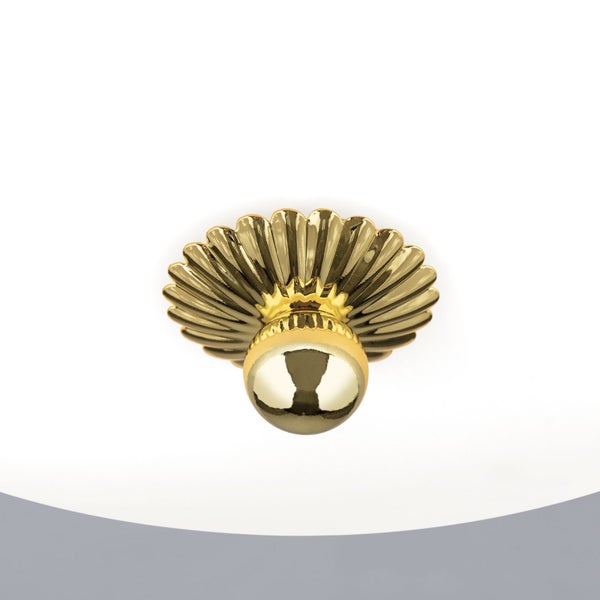 Deckenleuchte Jugendstil 35 cm gold