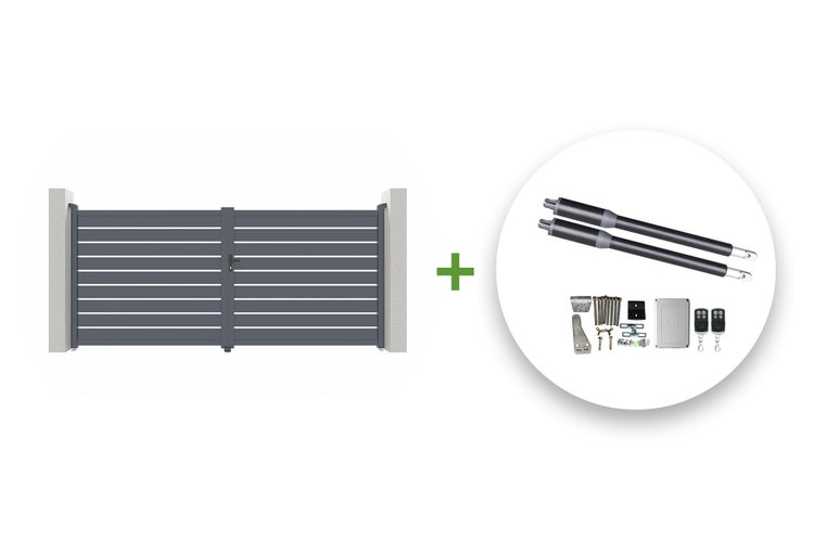 Abmessungen und Bestandteile eines Zaunsystems