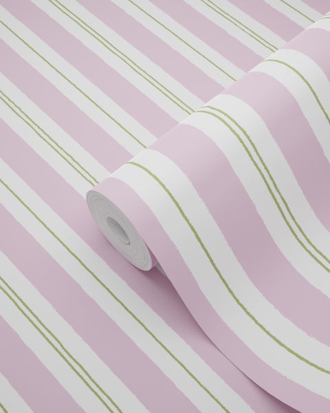 Tapetenrolle mit Streifenmuster