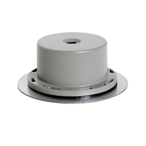Runder Sockel für Dachhauben oder Lüftungsrohre mit integriertem Befestigungsflansch und zentraler Öffnung.