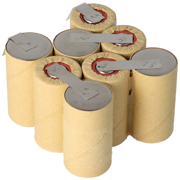 AkkuPack zum Selbsteinbau für den Würth Master SD 9.6 Akku 0700 980 213 NiMH 2,0Ah, Maße 78x62x43mm