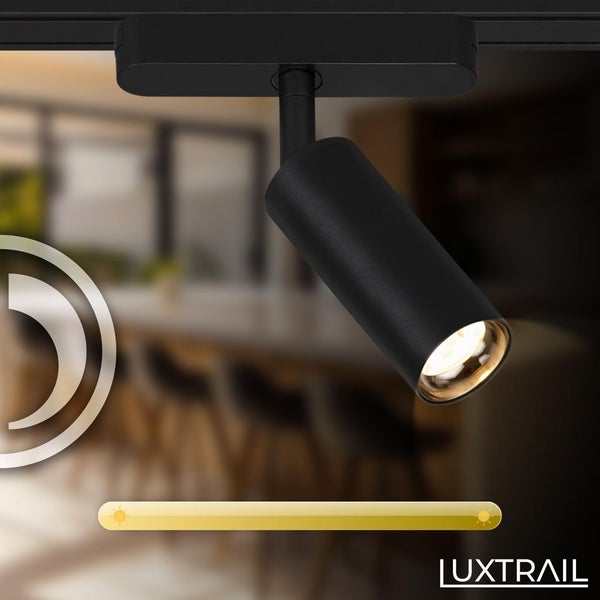 FULFILMENT ONLY Luxtrail 48V track system, set, 4m, black, 6x5W, 2