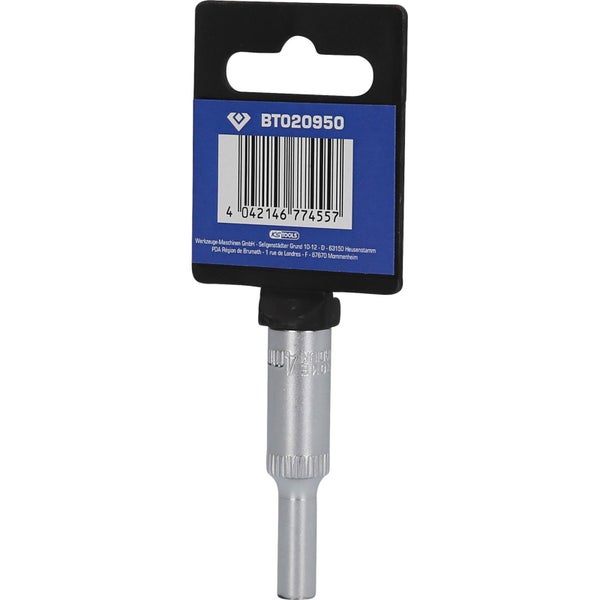 BRILLIANT TOOLS 1/4 Sechskant-Stecknuss lange Ausführung 4 mm - BT020950