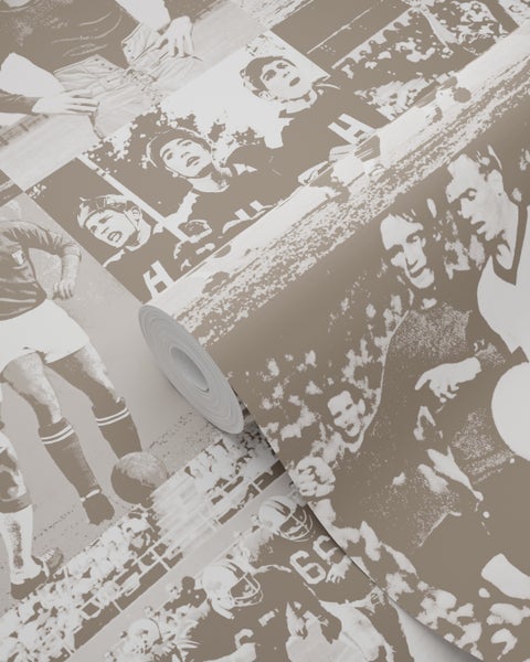 Tapetenrolle mit Sportfotomotiv