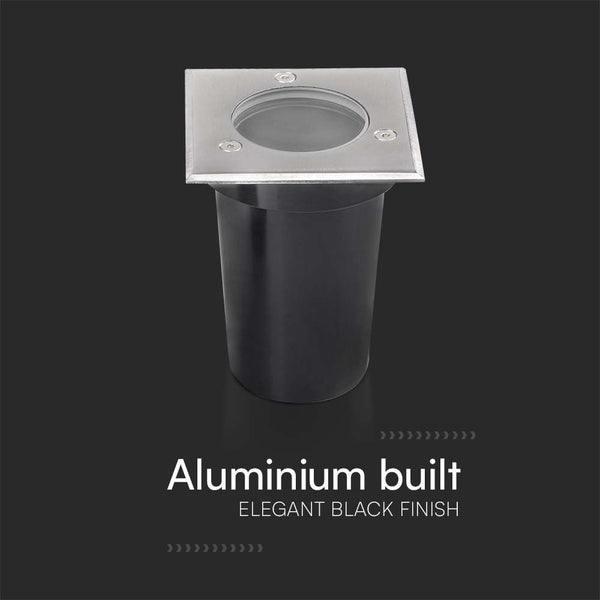 Bodeneinbaustrahler aus Aluminium