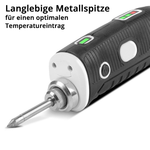 Akku-Lötkolben BLK-8 ST mit 480°C Löttemperatur im Komplett-Set