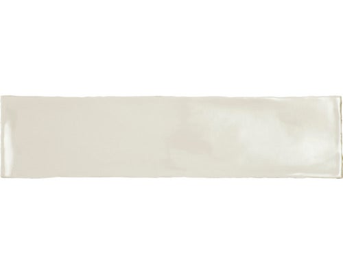 Wandfliese Bellini Crema glänzend 7,5x30cm