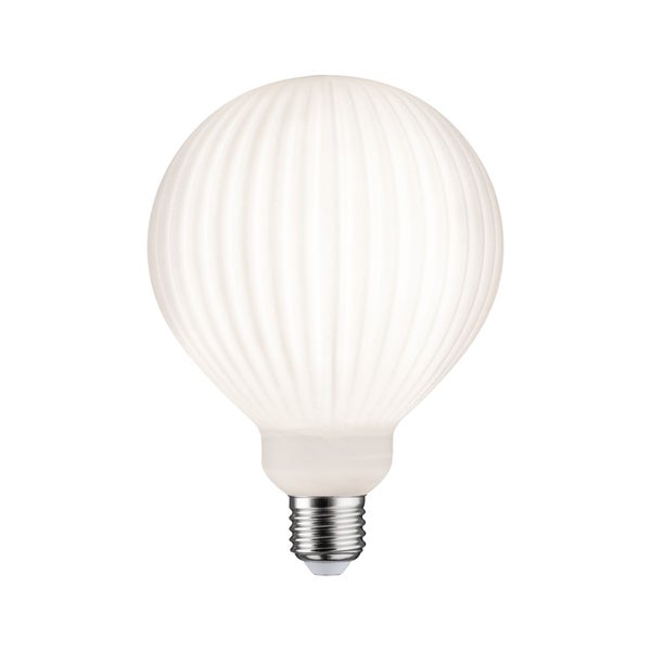 White Lampion Filament 230V LED Globe G125 E27 400lm 4,3W 3000K dimmbar Weiß
