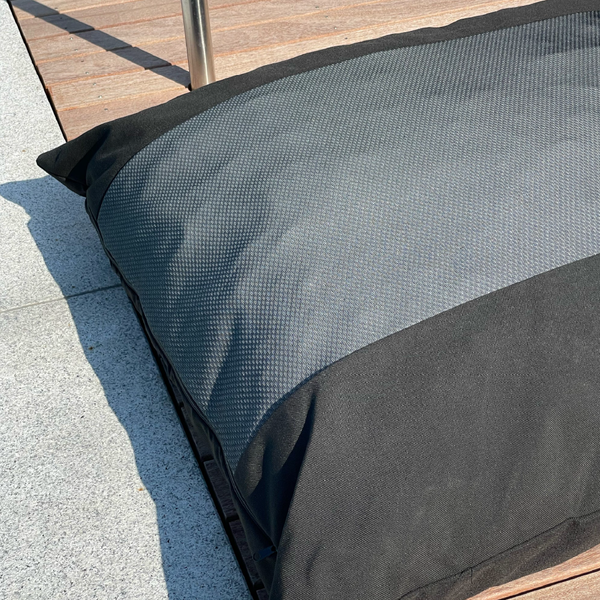 Lulu-Belle Outdoor-Kissen Cairo Größe XXL | nach Maß – Individuelle Größe & Farbe | Maßgefertigte Kissen Sitzauflage Wunschmaße Wunschfarben | Länge bis 200 cm, Breite bis 200 cm