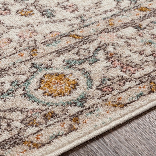 Vintage Orientalischer Teppich Rosa/Weiß 200x275 cm AMIRA