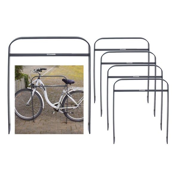 Fahrradparker aus Stahl für fünf Fahrräder