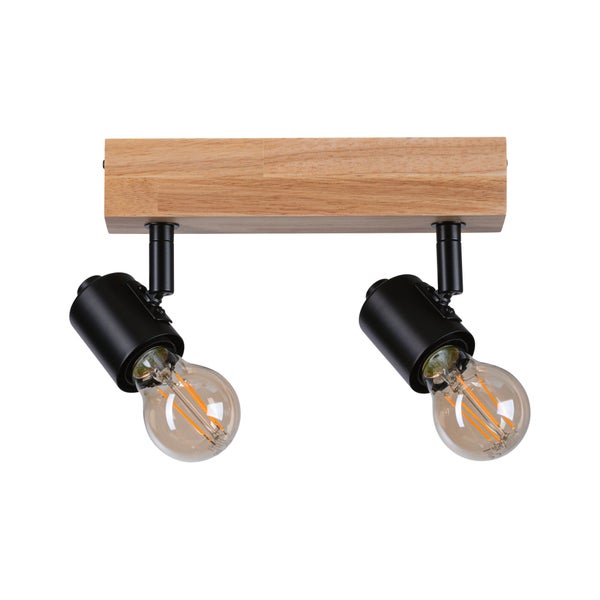 LED Spotlight Arvid E27 230V max. 2x20W dimmbar Schwarz