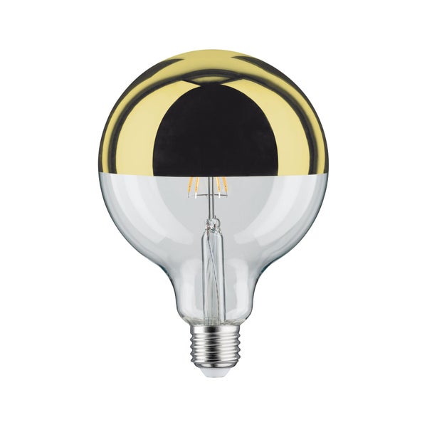 Modern Classic Edition Standard 230V LED Globe Kopfspiegel E27 G125 600lm 6,5W 2700K dimmbar Kopfspiegel Gold