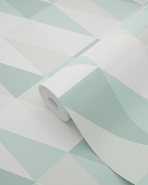 Rolle geometrische Tapete mit dreieckigem Muster