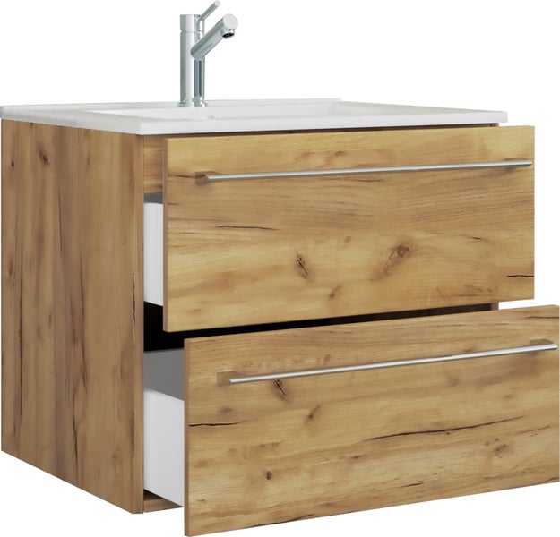 2-tlg. Waschplatz Waschtisch Badinos 2 Schublade