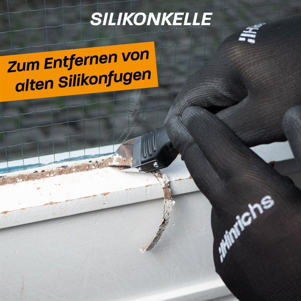 Hinrichs 10-tlg Silikonentferner Werkzeug - mit Fugenkratzer