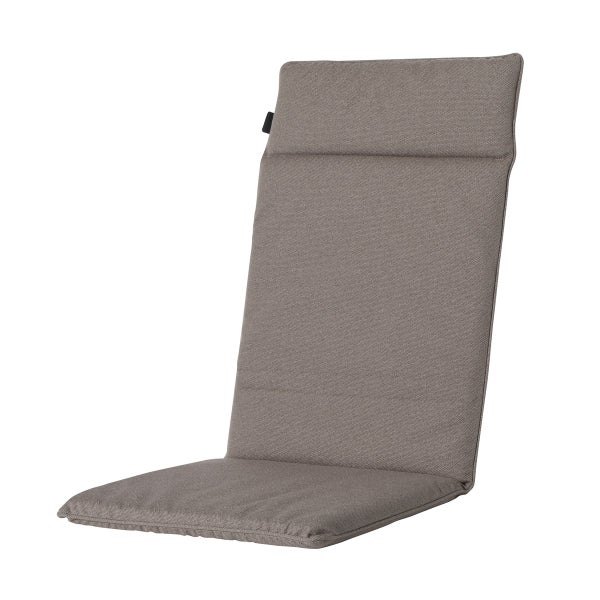 Hochlehnerauflage Manchester taupe - Ca. 120x50 cm - 4er-Set