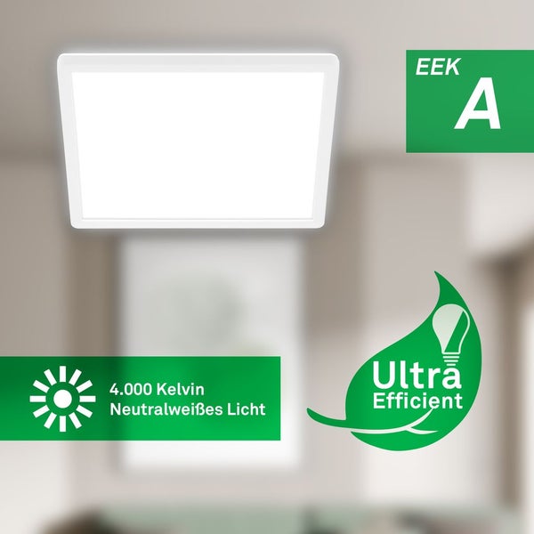 LED Deckenlampe Deckenleuchte LED Panel Effizienzklasse A Flach Backlight