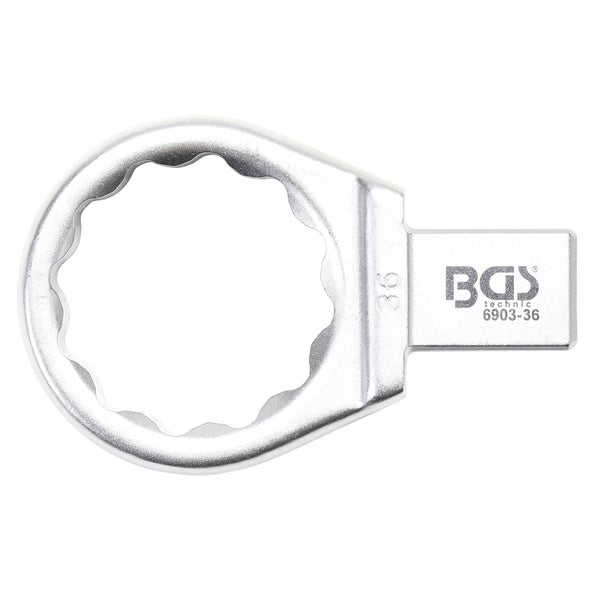 BGS Einsteck-Ringschlüssel 36 mm Aufnahme 14 x 18 - 6903-36