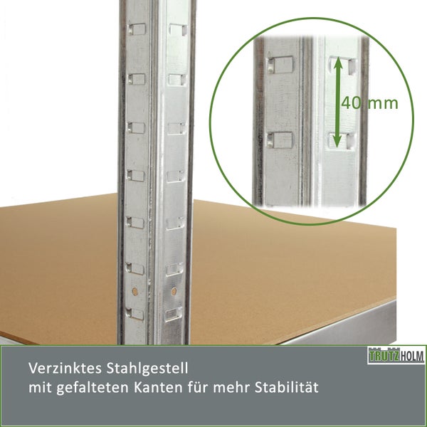 Nahaufnahme von Holzlamellen aus Akazie mit sichtbarer Maserung.