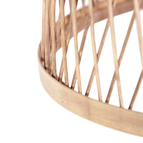 Detailaufnahme eines geflochtenen Rattanmöbels