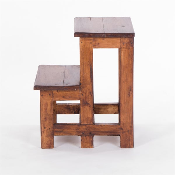 Trittleiter STEP Recyclingholz zweistufig