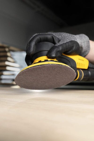 Mirka Abranet Schleifgitter Ø 125mm Klett / Korn P120 / 50 Stk / 5423205012 / Für alle 125mm Exzenterschleifer und Schleifmaschinen geeignet / zum Schleifen von Holz, Spachtel, Lack, Kunststoff