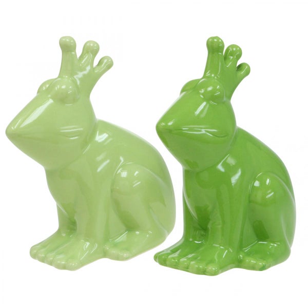 Zwei Froschkönige als Dekoration