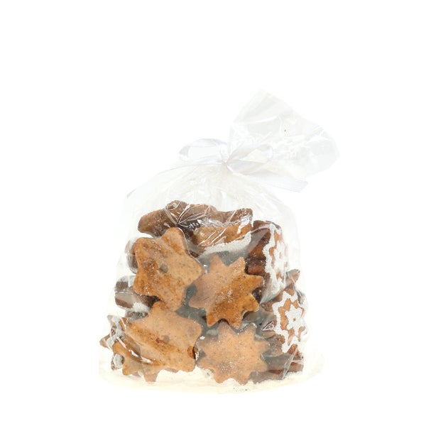 Verpackung mit Lebkuchen in Sternform