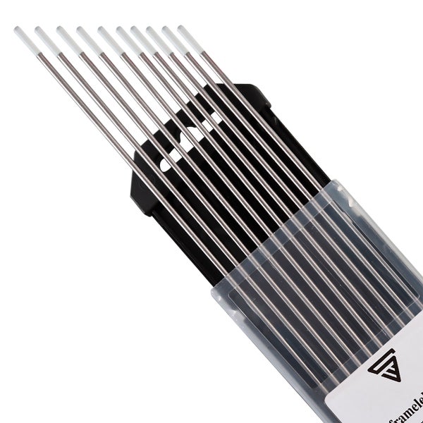 STAHLWERK Wolframelektroden / Schweißelektroden WZ 2,4 x 175 mm Weiß 10er Set