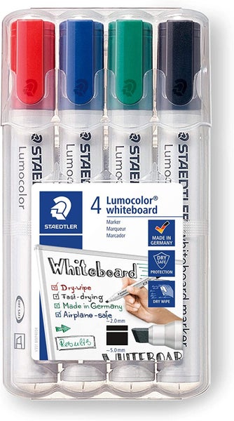 STAEDTLER Whiteboardmarker Lumocolor 4er Set