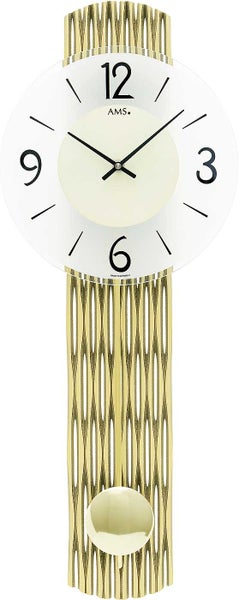 AMS Logo Pendeluhr mit Pendel
