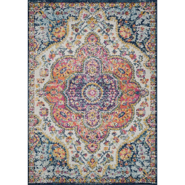 Vintage Orientalischer Teppich Mehrfarbig/Rosa 160x230 cm JULIA