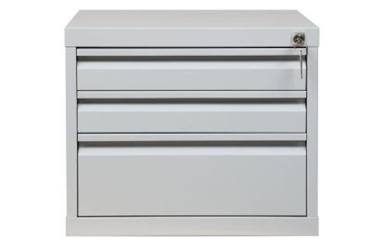 PROREGAL Werkbank Cricket Mit 3 Schubladen Und Ablageboden HxBxT 84 x 160 x 60 cm Traglast 150 kg Grau-Buche