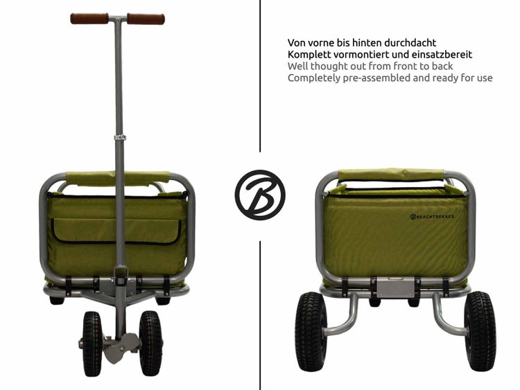 Strandwagen mit Rädern und Teleskopgriff