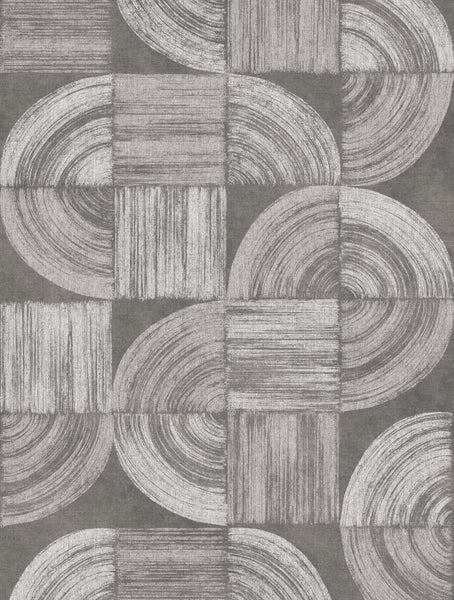 Tapete mit geometrischem Kreis- und Quadratmuster