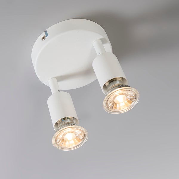 Deckenleuchte mit zwei Strahlern