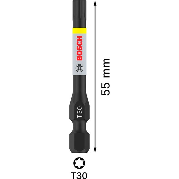 Bosch PRO Torx Impact Bit T30 55 mm 2-tlg. - 2608522532