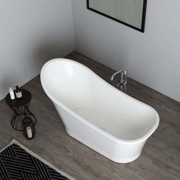 Kleine freistehende Badewanne im klassischen Stil | Arisa