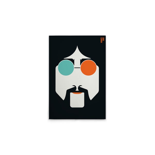 Poster mit dem stilisierten Gesicht von John Lennon