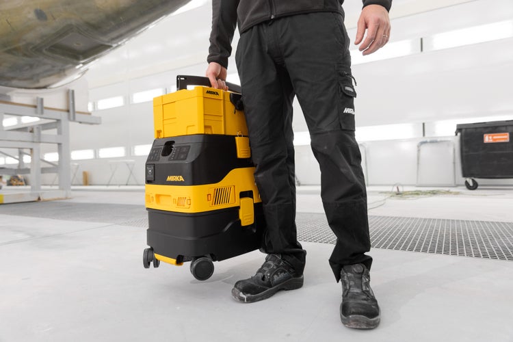 Mirka DEXOS 1217 M AFC / Industriestaubsauger Klasse M / 17L Nass- & Trockensauger / Automatische Filterreinigung / 4m Schlauch und Muffe
