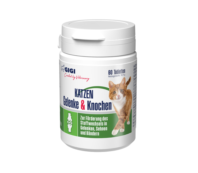 GIGI Katzen Gelenke und Knochen Tabletten zur Förderung des Stoffwechsels