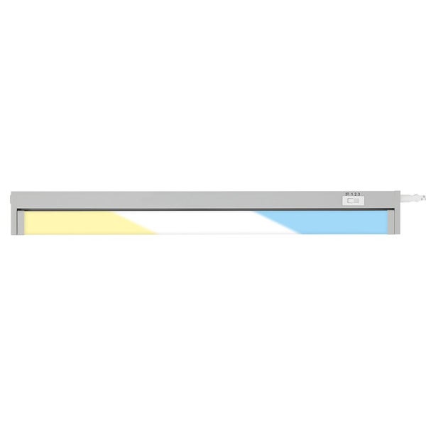 LED Unterbaulampe Küchenlampe 54,5cm CCT schwenkbar 6,5W silber Briloner