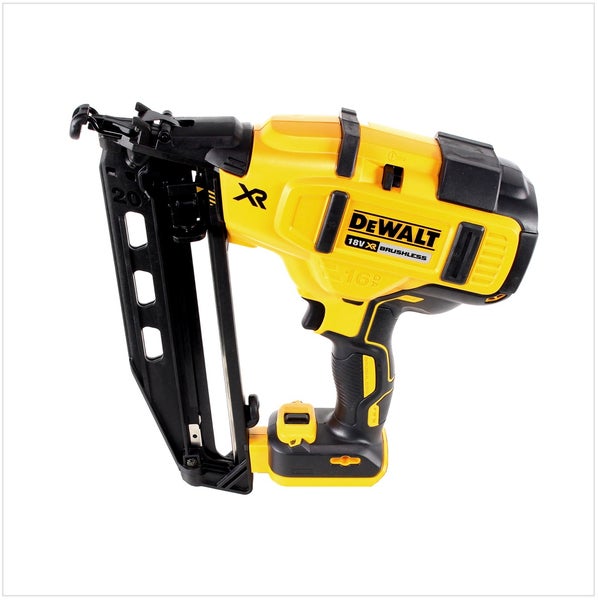 DeWalt bürstenloser Akku-Nagler 18 Volt mit schrägem Magazin